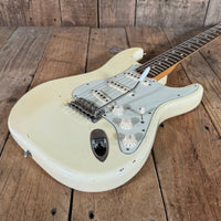 SOLD - Fender Road Worn 60s Stratocaster 2014 Olympic White - Mahar's Vintage Guitars
