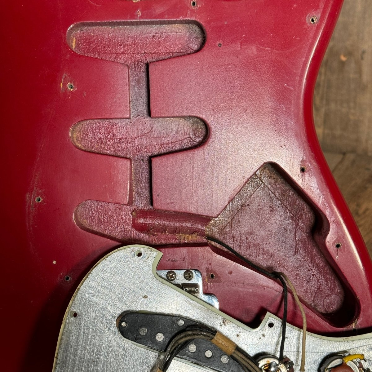 SOLD - Fender Stratocaster 1961 Dakota Red Refin - Mahar's Vintage Guitars
