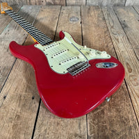 SOLD - Fender Stratocaster 1961 Dakota Red Refin - Mahar's Vintage Guitars