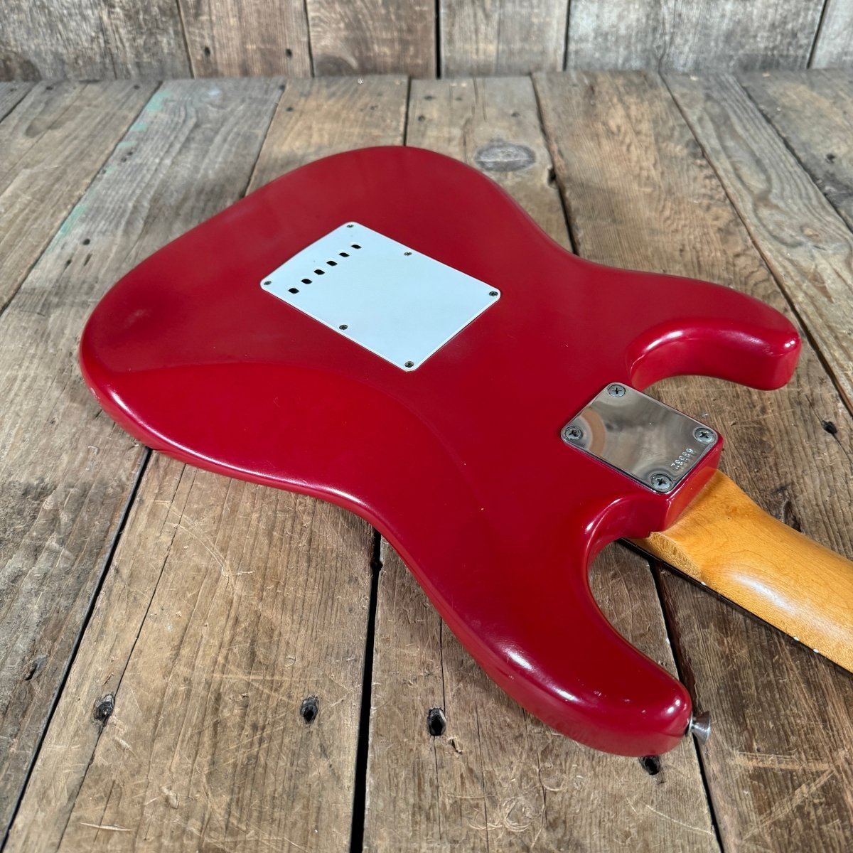 SOLD - Fender Stratocaster 1961 Dakota Red Refin - Mahar's Vintage Guitars