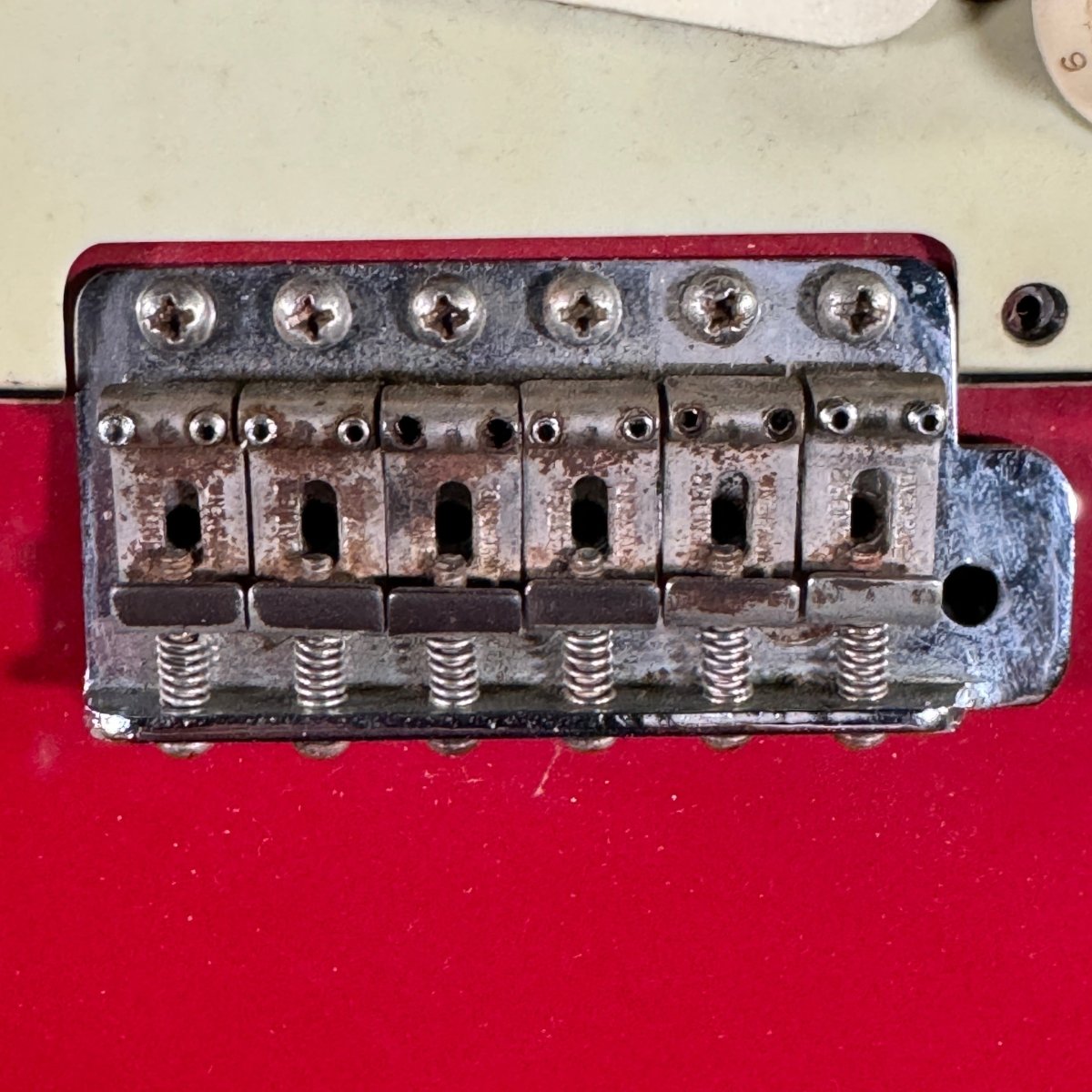 SOLD - Fender Stratocaster 1961 Dakota Red Refin - Mahar's Vintage Guitars
