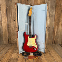 SOLD - Fender Stratocaster 1961 Dakota Red Refin - Mahar's Vintage Guitars