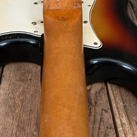 SOLD - Fender Stratocaster 1966 Refret Sunburst - Mahar's Vintage Guitars