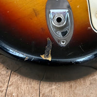 SOLD - Fender Stratocaster 1966 Refret Sunburst - Mahar's Vintage Guitars