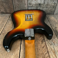 SOLD - Fender Stratocaster 1966 Refret Sunburst - Mahar's Vintage Guitars