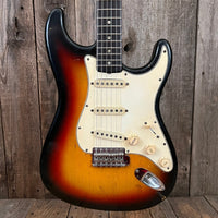 SOLD - Fender Stratocaster 1966 Refret Sunburst - Mahar's Vintage Guitars