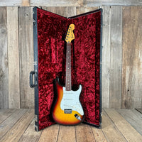 SOLD - Fender Stratocaster 1973 Sunburst Hardtail - Mahar's Vintage Guitars