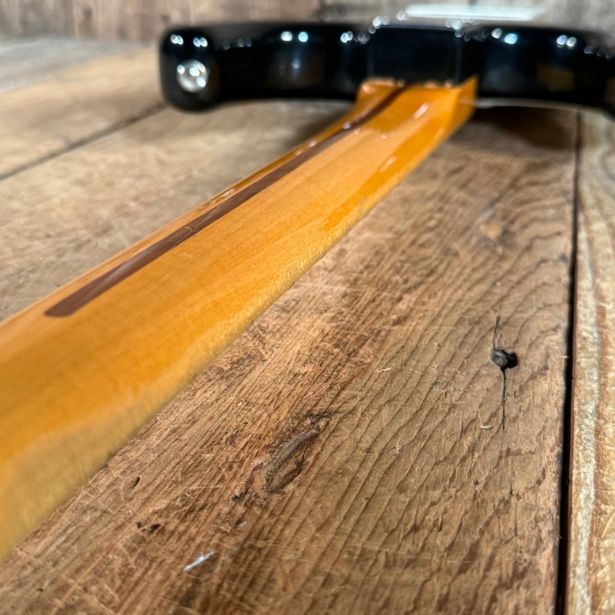 SOLD - Fender Stratocaster AVRI 57 Reissue 1986 Black - Mahar's Vintage Guitars