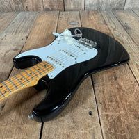 SOLD - Fender Stratocaster AVRI 57 Reissue 1986 Black - Mahar's Vintage Guitars