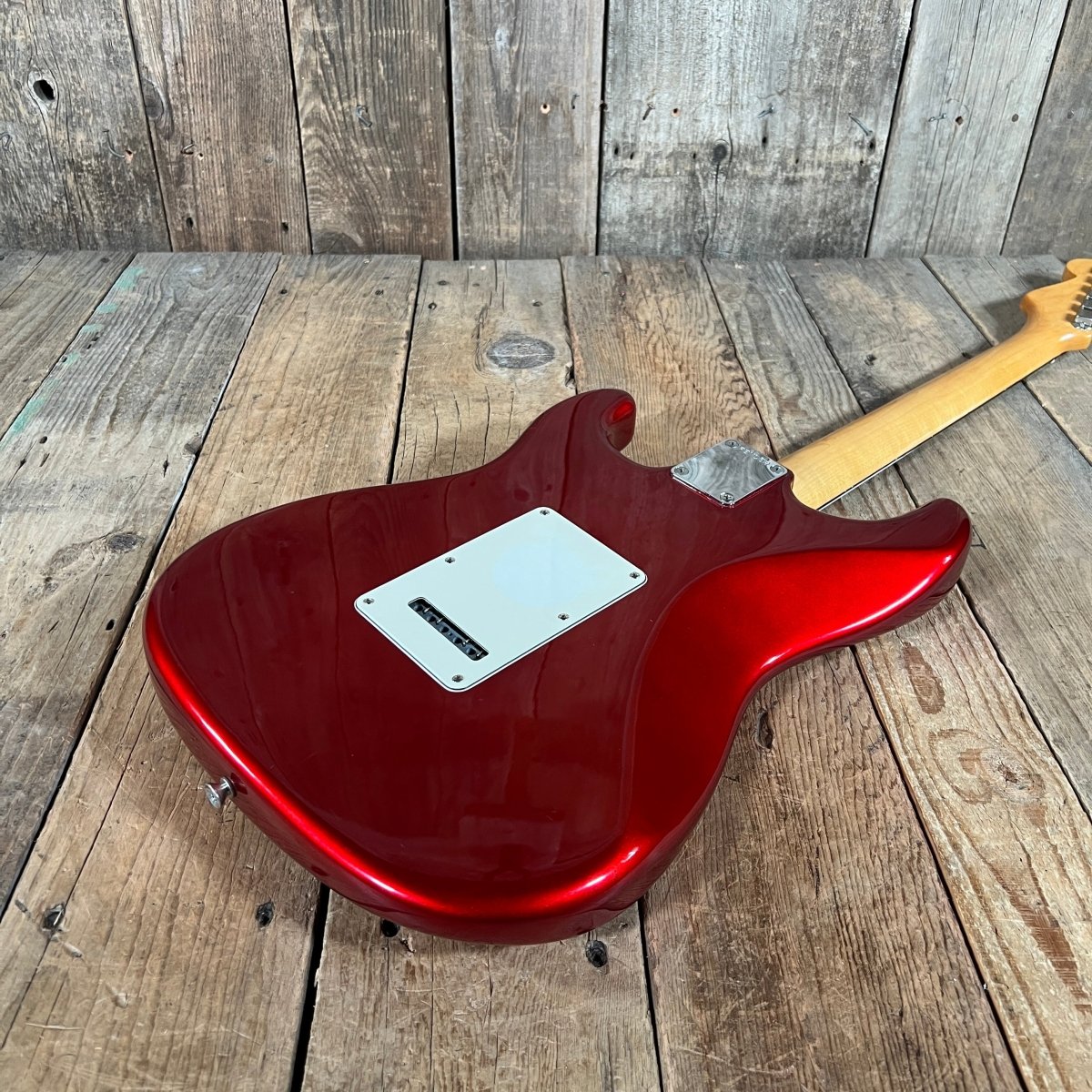 SOLD - Fender Stratocaster ST - 62 - 55 '62 Reissue E series Made in Japan 1985 Candy Apple - Mahar's Vintage Guitars