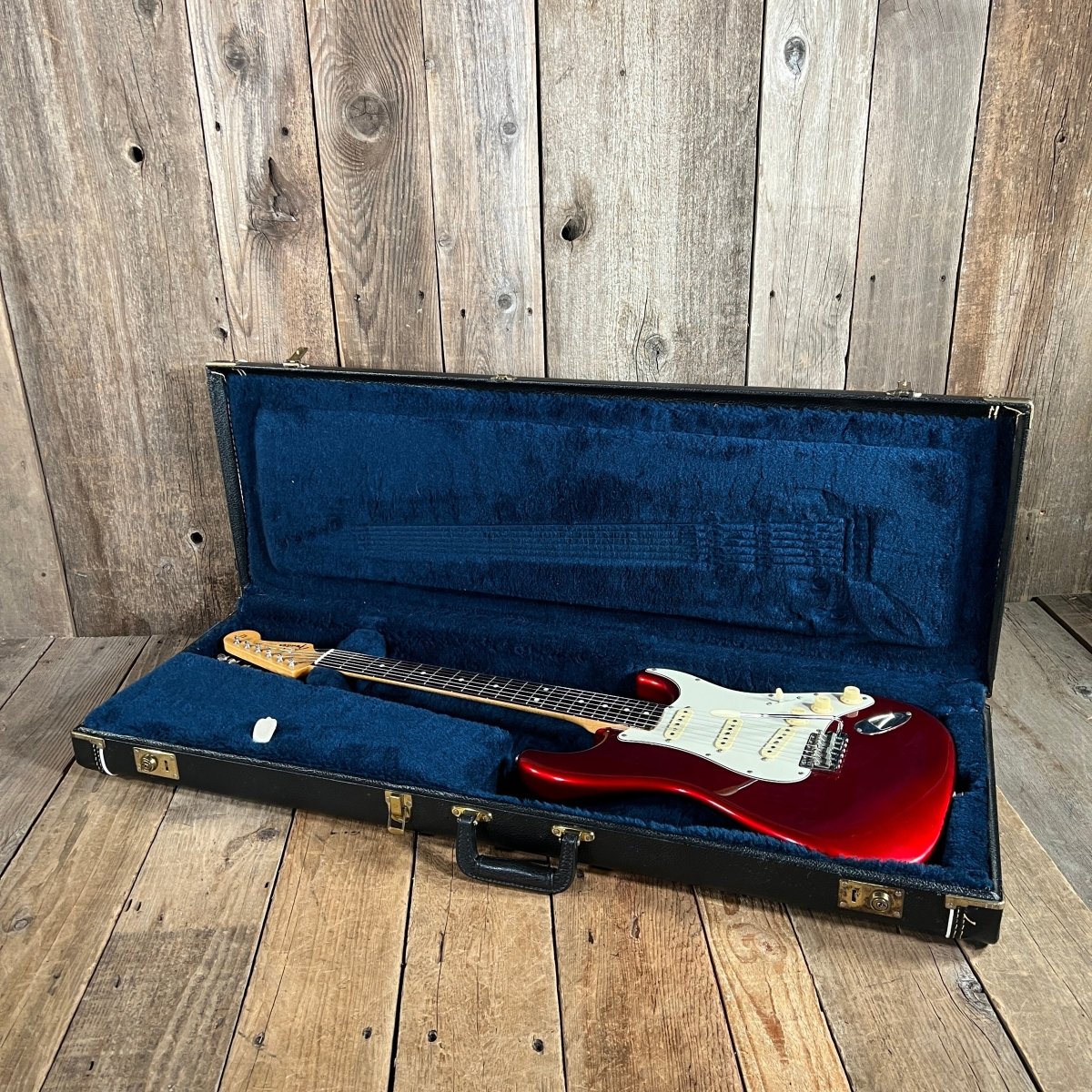 SOLD - Fender Stratocaster ST - 62 - 55 '62 Reissue E series Made in Japan 1985 Candy Apple - Mahar's Vintage Guitars