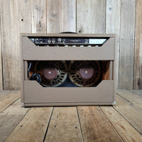 SOLD - Fender Super Amp 6GA - 4 Brown Tolex Wheat Grille 1962 Serviced - Mahar's Vintage Guitars