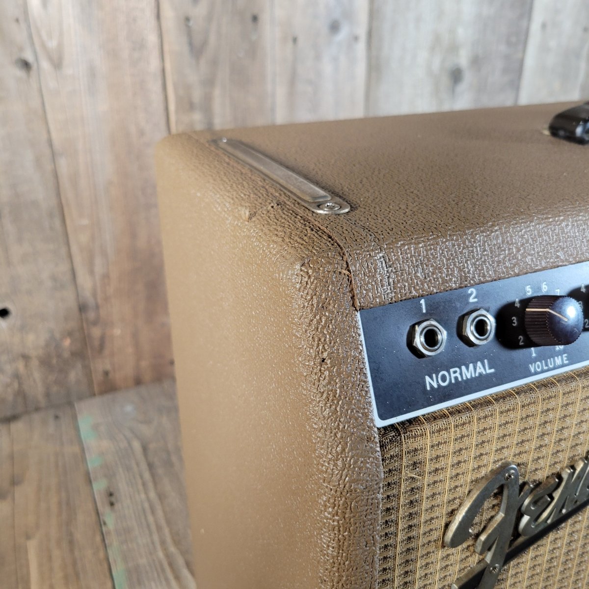 SOLD - Fender Super Amp 6GA - 4 Brown Tolex Wheat Grille 1962 Serviced - Mahar's Vintage Guitars
