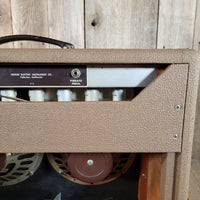SOLD - Fender Super Amp 6GA - 4 Brown Tolex Wheat Grille 1962 Serviced - Mahar's Vintage Guitars