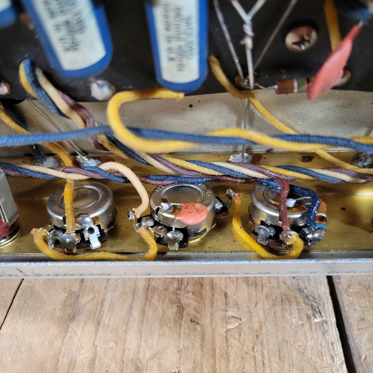 SOLD - Fender Super Amp 6GA - 4 Brown Tolex Wheat Grille 1962 Serviced - Mahar's Vintage Guitars