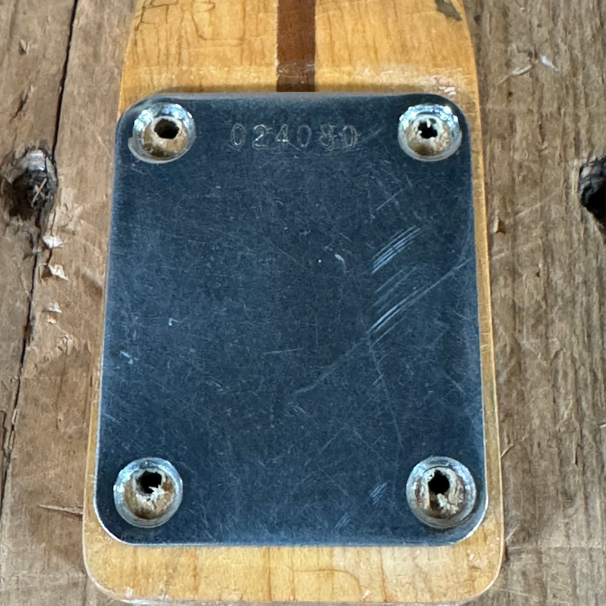 SOLD - Fender Telecaster 1958 Blonde December 1957 V neck January 1958 body - Mahar's Vintage Guitars