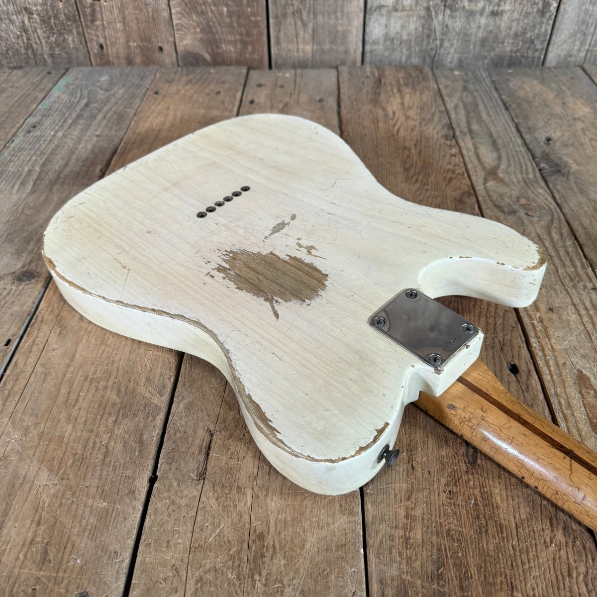 SOLD - Fender Telecaster 1958 Blonde December 1957 V neck January 1958 body - Mahar's Vintage Guitars