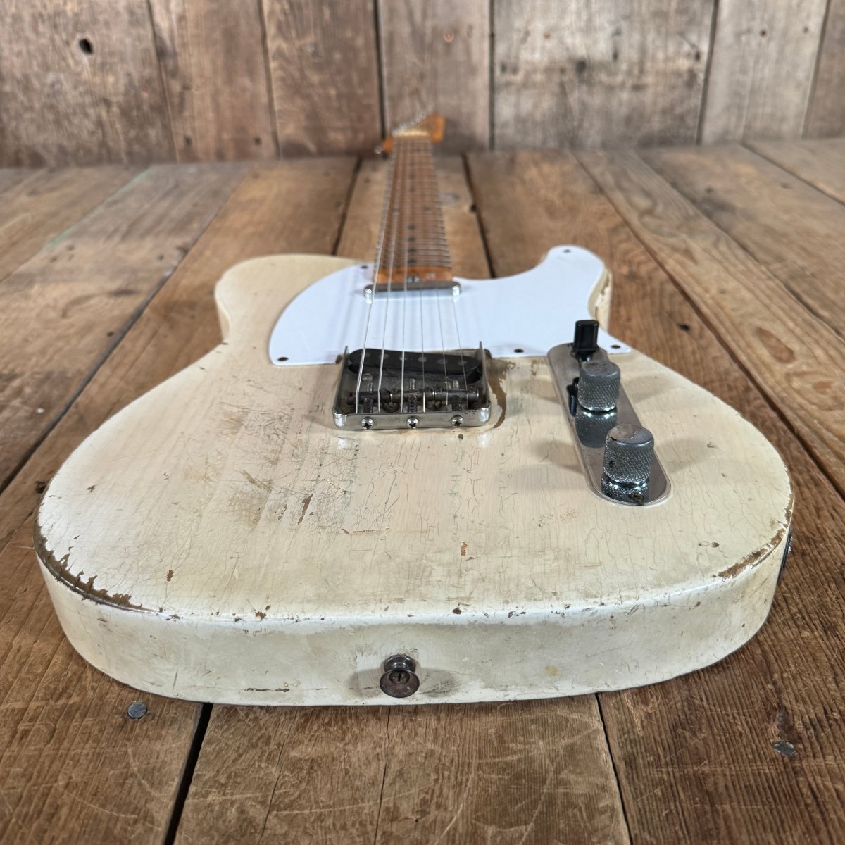 SOLD - Fender Telecaster 1958 Blonde December 1957 V neck January 1958 body - Mahar's Vintage Guitars