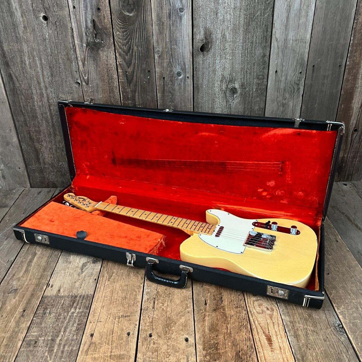 SOLD - Fender Telecaster 1968 7lb 4oz Blonde Maple Cap Fretboard Vintage Guitar - Mahar's Vintage Guitars
