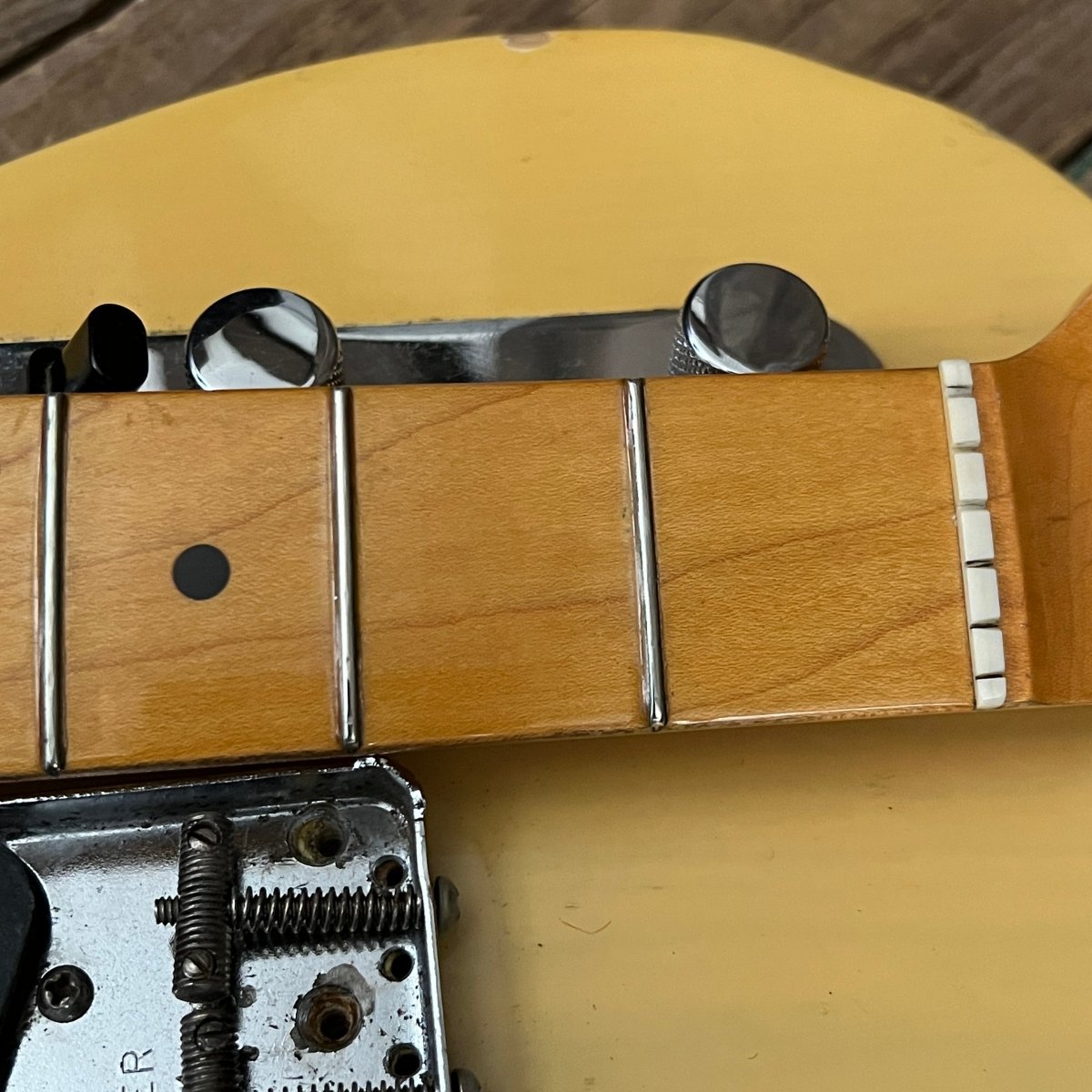 SOLD - Fender Telecaster 1968 7lb 4oz Blonde Maple Cap Fretboard Vintage Guitar - Mahar's Vintage Guitars
