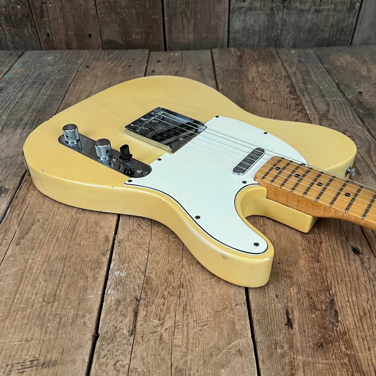 SOLD - Fender Telecaster 1968 7lb 4oz Blonde Maple Cap Fretboard Vintage Guitar - Mahar's Vintage Guitars