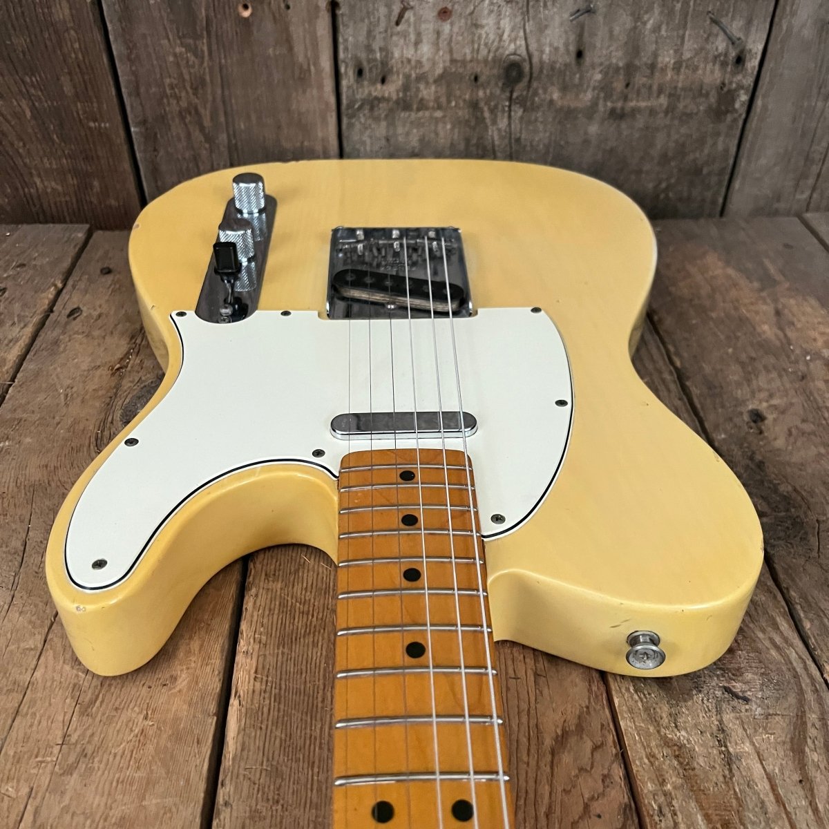 SOLD - Fender Telecaster 1968 7lb 4oz Blonde Maple Cap Fretboard Vintage Guitar - Mahar's Vintage Guitars