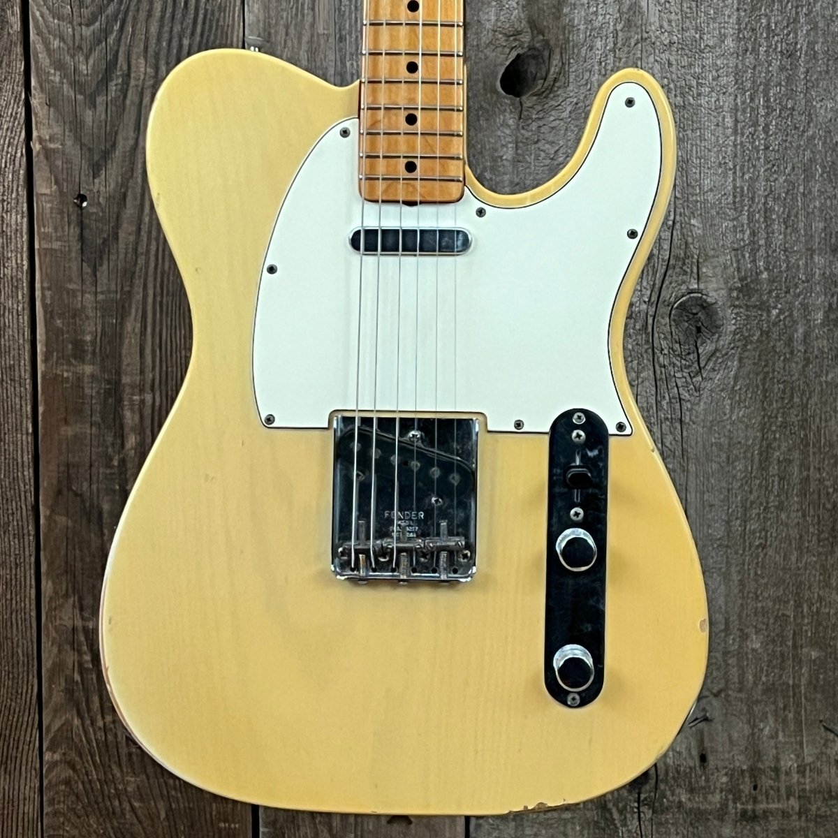 SOLD - Fender Telecaster 1968 7lb 4oz Blonde Maple Cap Fretboard Vintage Guitar - Mahar's Vintage Guitars