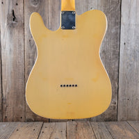 SOLD - Fender Telecaster Player's Grade Maple Cap Nitro Finish 1968 Blonde - Mahar's Vintage Guitars
