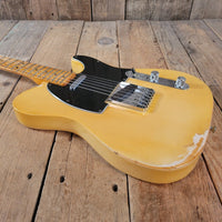 SOLD - Fender Telecaster Player's Grade Maple Cap Nitro Finish 1968 Blonde - Mahar's Vintage Guitars