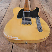 SOLD - Fender Telecaster Player's Grade Maple Cap Nitro Finish 1968 Blonde - Mahar's Vintage Guitars