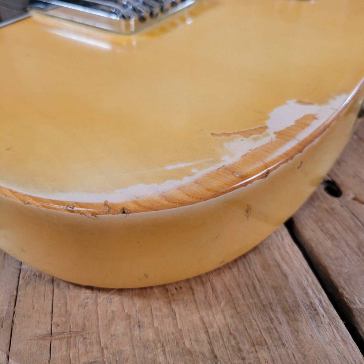 SOLD - Fender Telecaster Player's Grade Maple Cap Nitro Finish 1968 Blonde - Mahar's Vintage Guitars