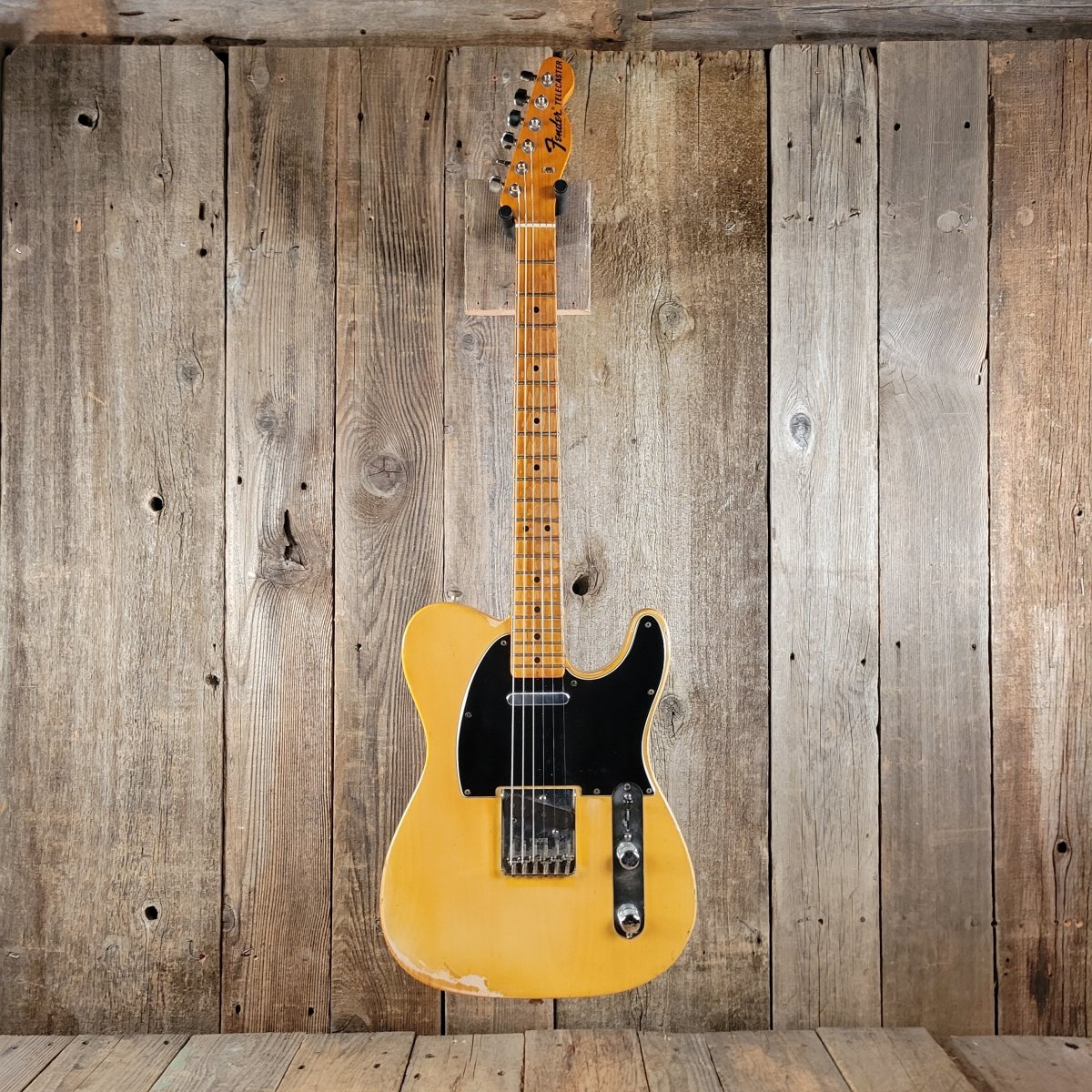 SOLD - Fender Telecaster Player's Grade Maple Cap Nitro Finish 1968 Blonde - Mahar's Vintage Guitars