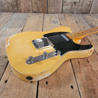 SOLD - Fender Telecaster Player's Grade Maple Cap Nitro Finish 1968 Blonde - Mahar's Vintage Guitars