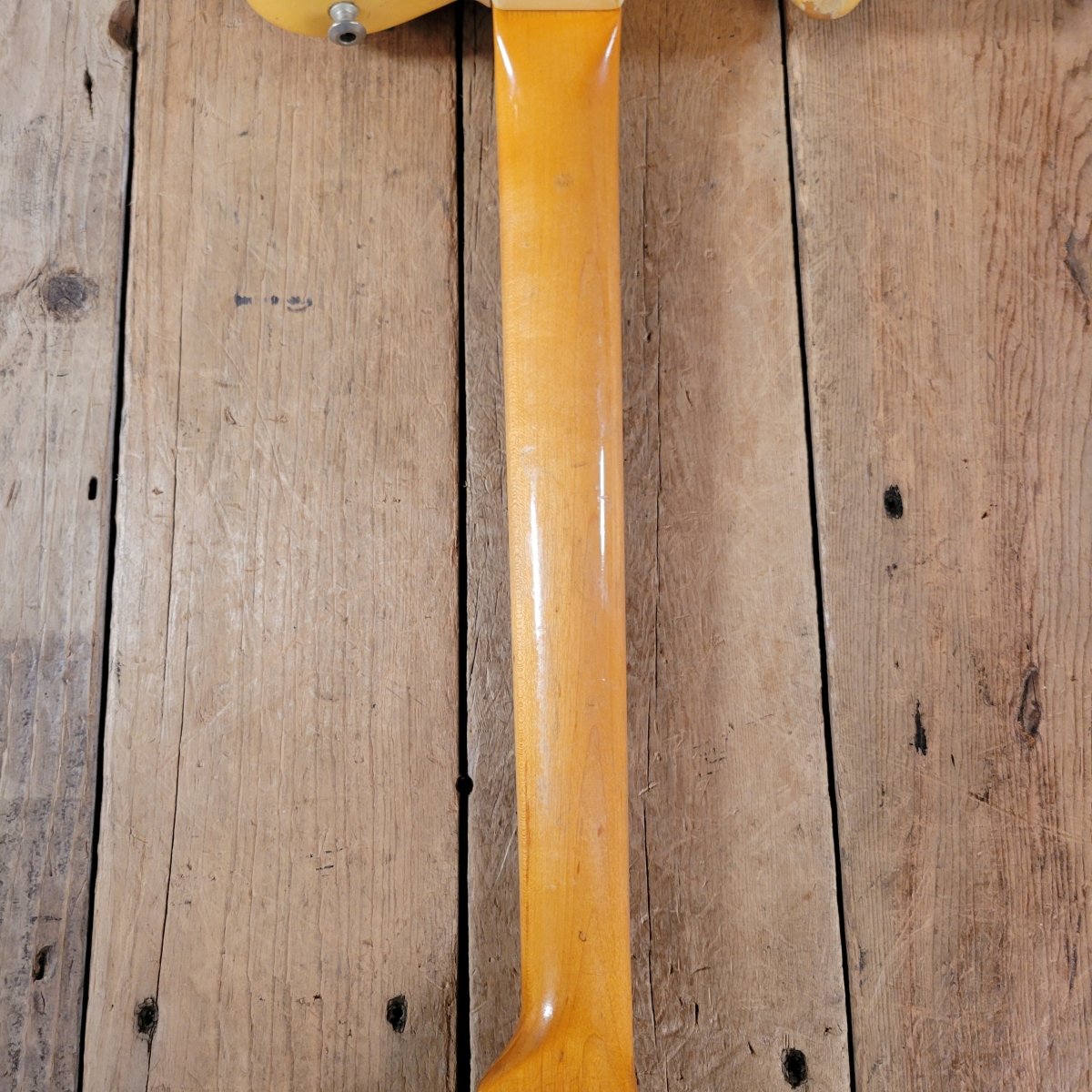 SOLD - Fender Telecaster Player's Grade Maple Cap Nitro Finish 1968 Blonde - Mahar's Vintage Guitars