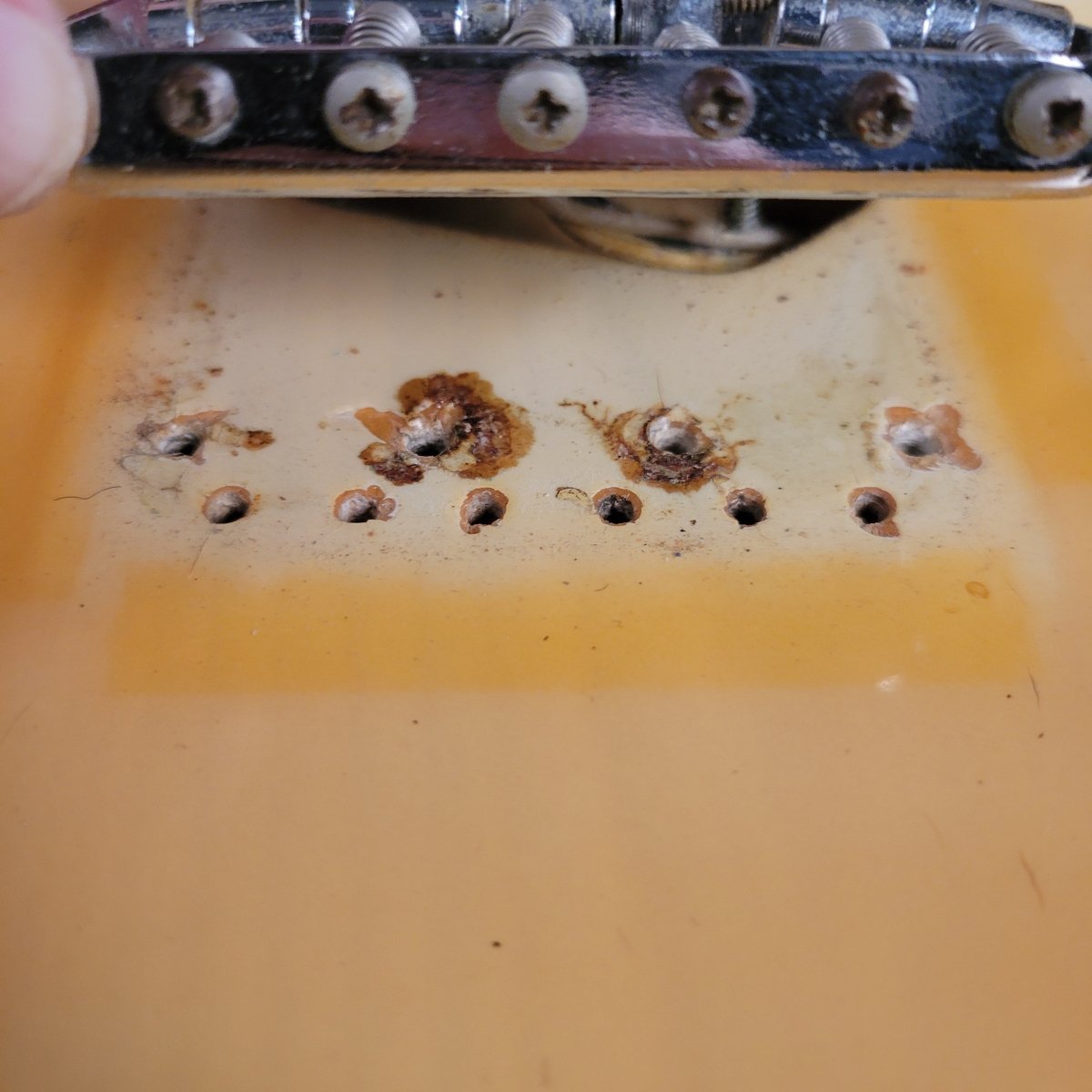 SOLD - Fender Telecaster Player's Grade Maple Cap Nitro Finish 1968 Blonde - Mahar's Vintage Guitars