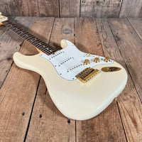 SOLD - Fender "The Strat" 1983 Olympic White - Mahar's Vintage Guitars