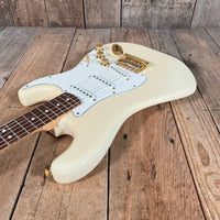 SOLD - Fender "The Strat" 1983 Olympic White - Mahar's Vintage Guitars