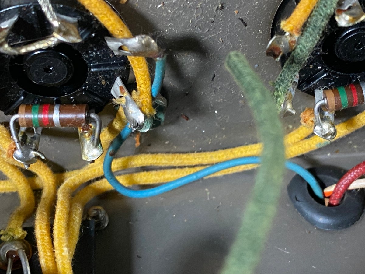 SOLD - Fender Tweed Deluxe 5E3 1958 - Mahar's Vintage Guitars