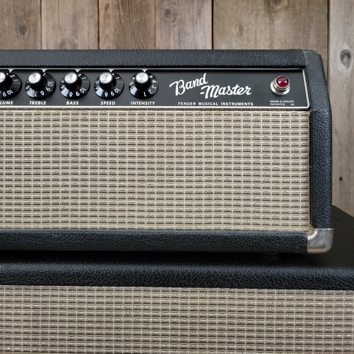 SOLD - Fender Vintage 1966 Black Panel Bandmaster AB763 40 Watt 2 Channel Head and 2x12 Cabinet - Mahar's Vintage Guitars