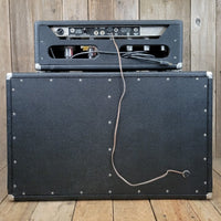 SOLD - Fender Vintage 1966 Black Panel Bandmaster AB763 40 Watt 2 Channel Head and 2x12 Cabinet - Mahar's Vintage Guitars