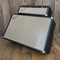 SOLD - Fender Vintage 1966 Black Panel Bandmaster AB763 40 Watt 2 Channel Head and 2x12 Cabinet - Mahar's Vintage Guitars