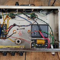 SOLD - Fender Vintage 1966 Black Panel Bandmaster AB763 40 Watt 2 Channel Head and 2x12 Cabinet - Mahar's Vintage Guitars