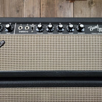 SOLD - Fender Vintage 1966 Black Panel Bandmaster AB763 40 Watt 2 Channel Head and 2x12 Cabinet - Mahar's Vintage Guitars