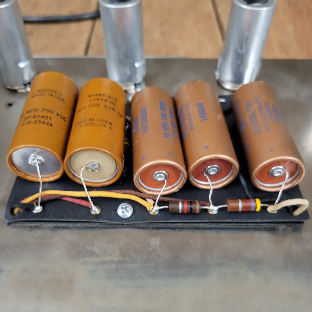 SOLD - Fender Vintage 1966 Black Panel Bandmaster AB763 40 Watt 2 Channel Head and 2x12 Cabinet - Mahar's Vintage Guitars