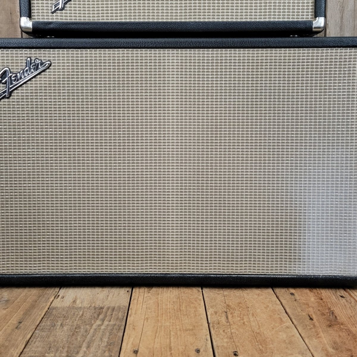 SOLD - Fender Vintage 1966 Black Panel Bandmaster AB763 40 Watt 2 Channel Head and 2x12 Cabinet - Mahar's Vintage Guitars