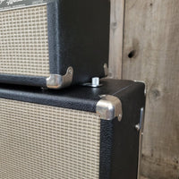 SOLD - Fender Vintage 1966 Black Panel Bandmaster AB763 40 Watt 2 Channel Head and 2x12 Cabinet - Mahar's Vintage Guitars