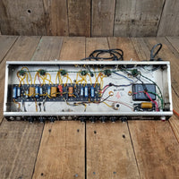 SOLD - Fender Vintage 1966 Black Panel Bandmaster AB763 40 Watt 2 Channel Head and 2x12 Cabinet - Mahar's Vintage Guitars