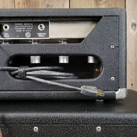 SOLD - Fender Vintage 1966 Black Panel Bandmaster AB763 40 Watt 2 Channel Head and 2x12 Cabinet - Mahar's Vintage Guitars