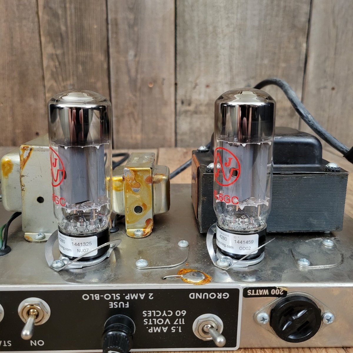 SOLD - Fender Vintage 1966 Black Panel Bandmaster AB763 40 Watt 2 Channel Head and 2x12 Cabinet - Mahar's Vintage Guitars