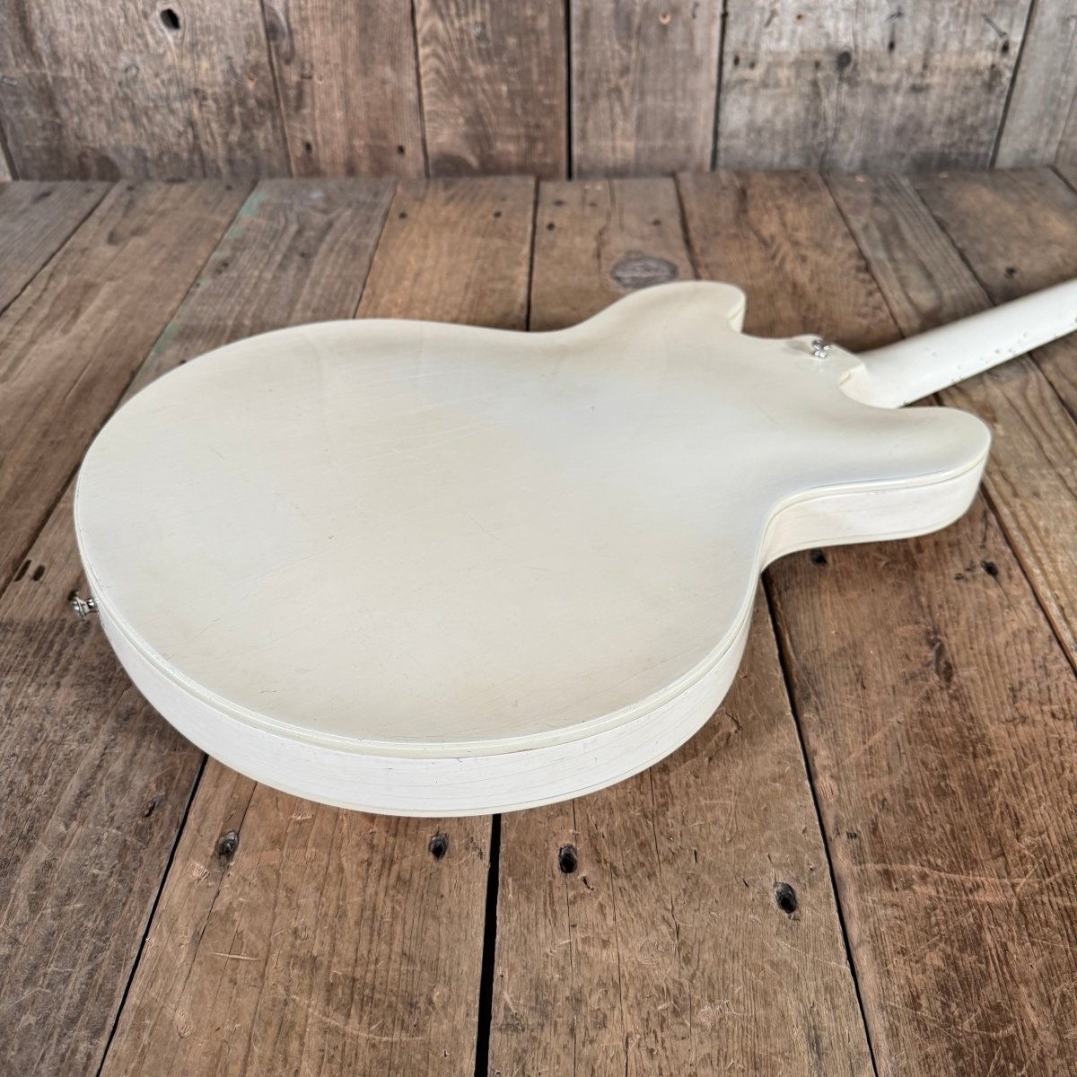 SOLD - Gibson 1968 ES - 335 Alpine White One of a Kind Custom Color - Mahar's Vintage Guitars